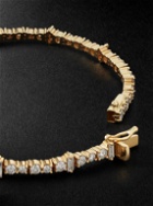 Ileana Makri - Rivulet Gold Diamond Bracelet - Gold