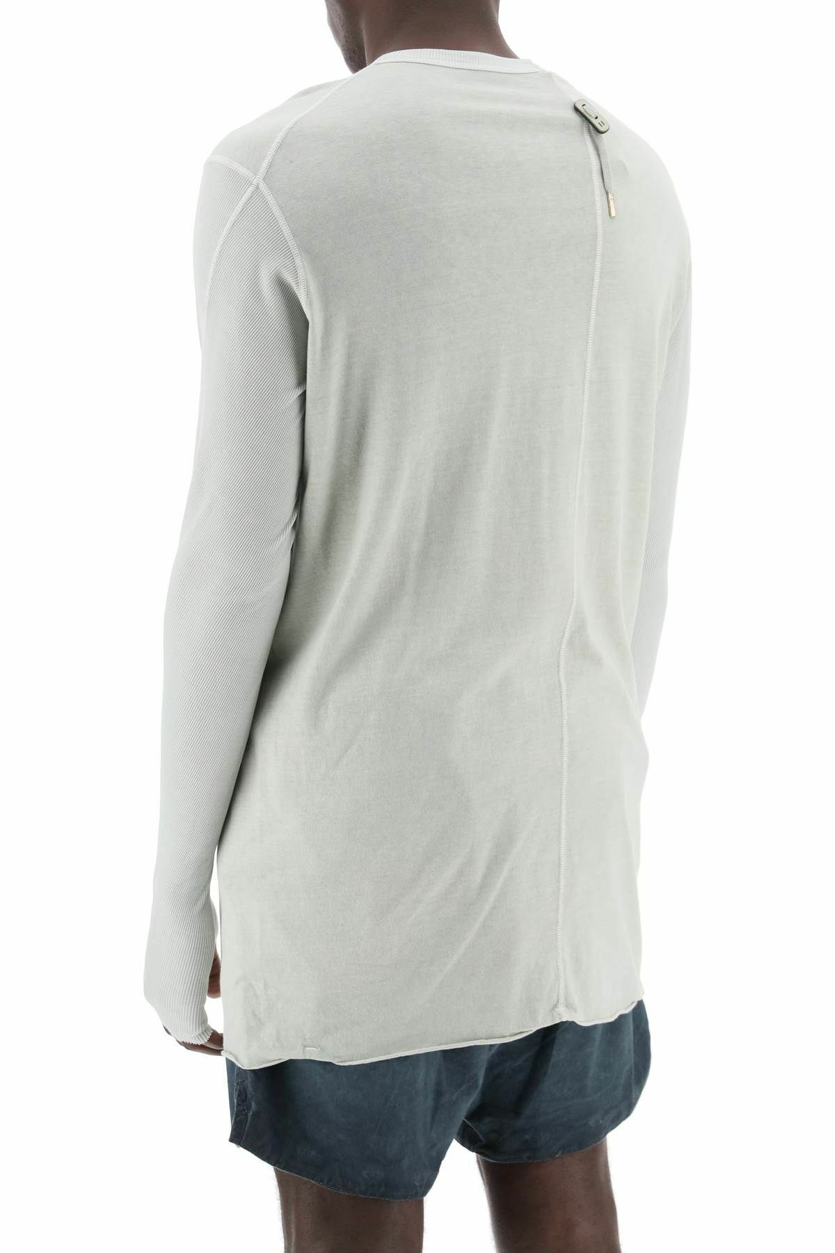 BORIS BIDJAN SABERI long-sleeved cotton t-shirt Neutro