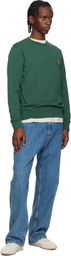 Maison Kitsuné Green Fox Head Regular Sweatshirt