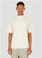 Mock Neck T-Shirt in Cream