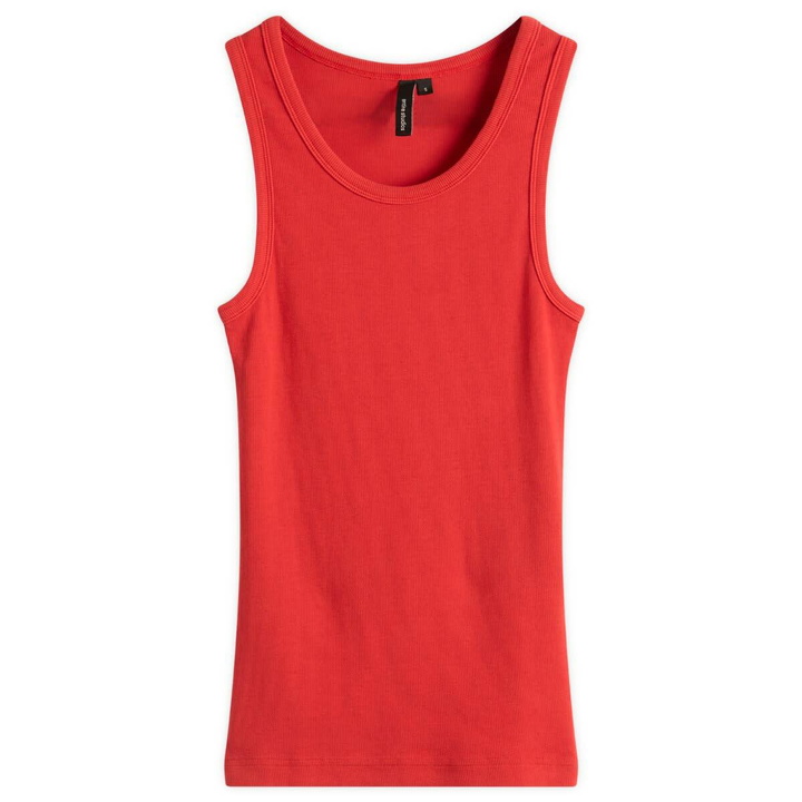 Photo: Entire Studios Women's Rib Tank Top in Cherry