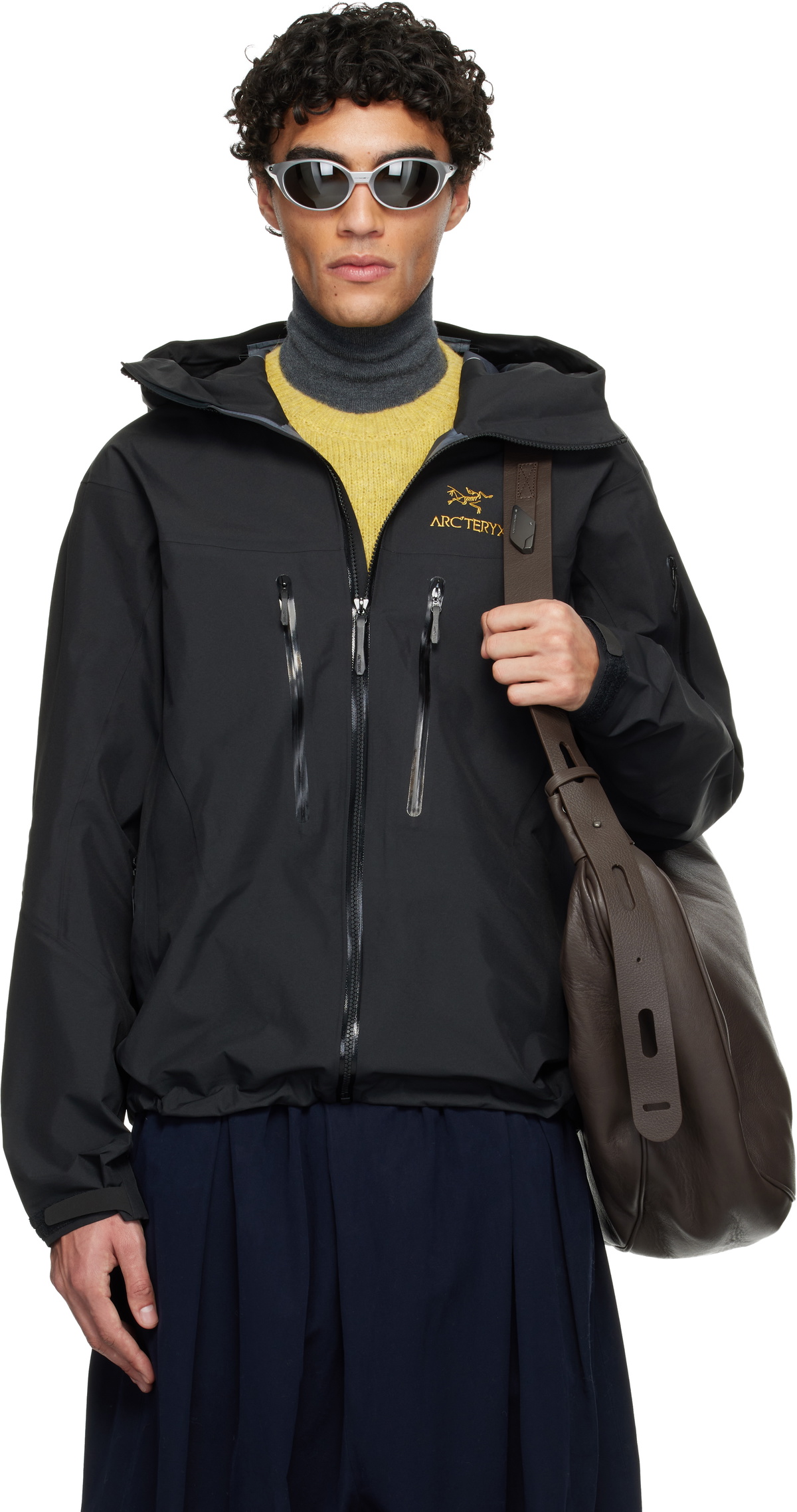 ジャケット・アウター ARC'TERYX Squamish Hoodie black sapphire Arc'teryx Squamish Hoodie Black Men's - SS23 - US