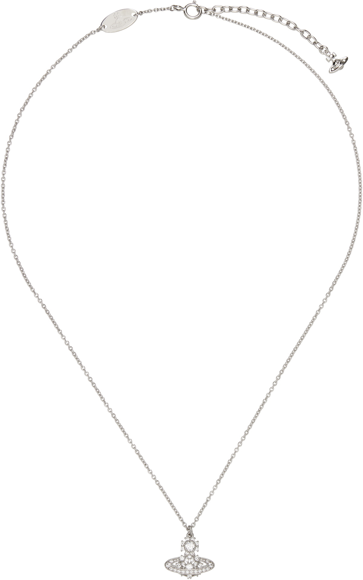 Vivienne Westwood Gunmetal Demetrius Orb Pendant Necklace Vivienne