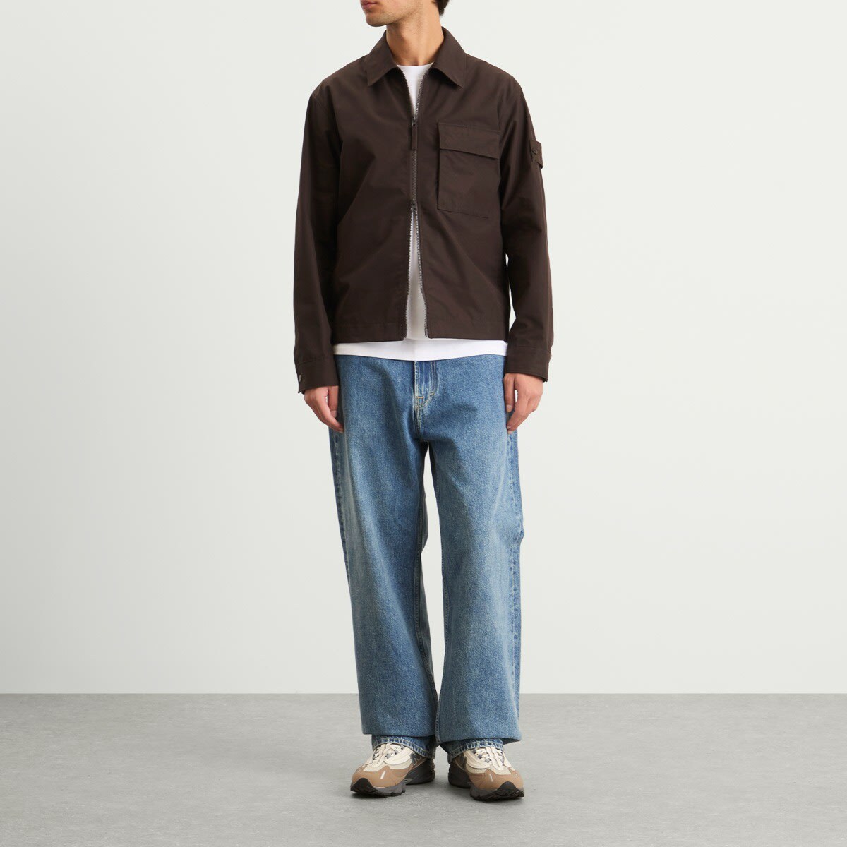 ジャケット・アウター 2018SS STONE  GHOST SHIRTS JACKET Stone Island Men's Ghost Weatherproof Cotton Canvas Shirt Jacket