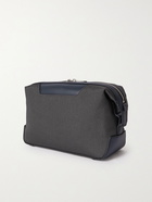 Paul Smith - Leather-Trimmed Recycled Canvas Wash Bag