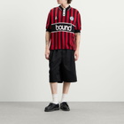 Bound Men's Lancs Knit Football Shirt in Red Stripe