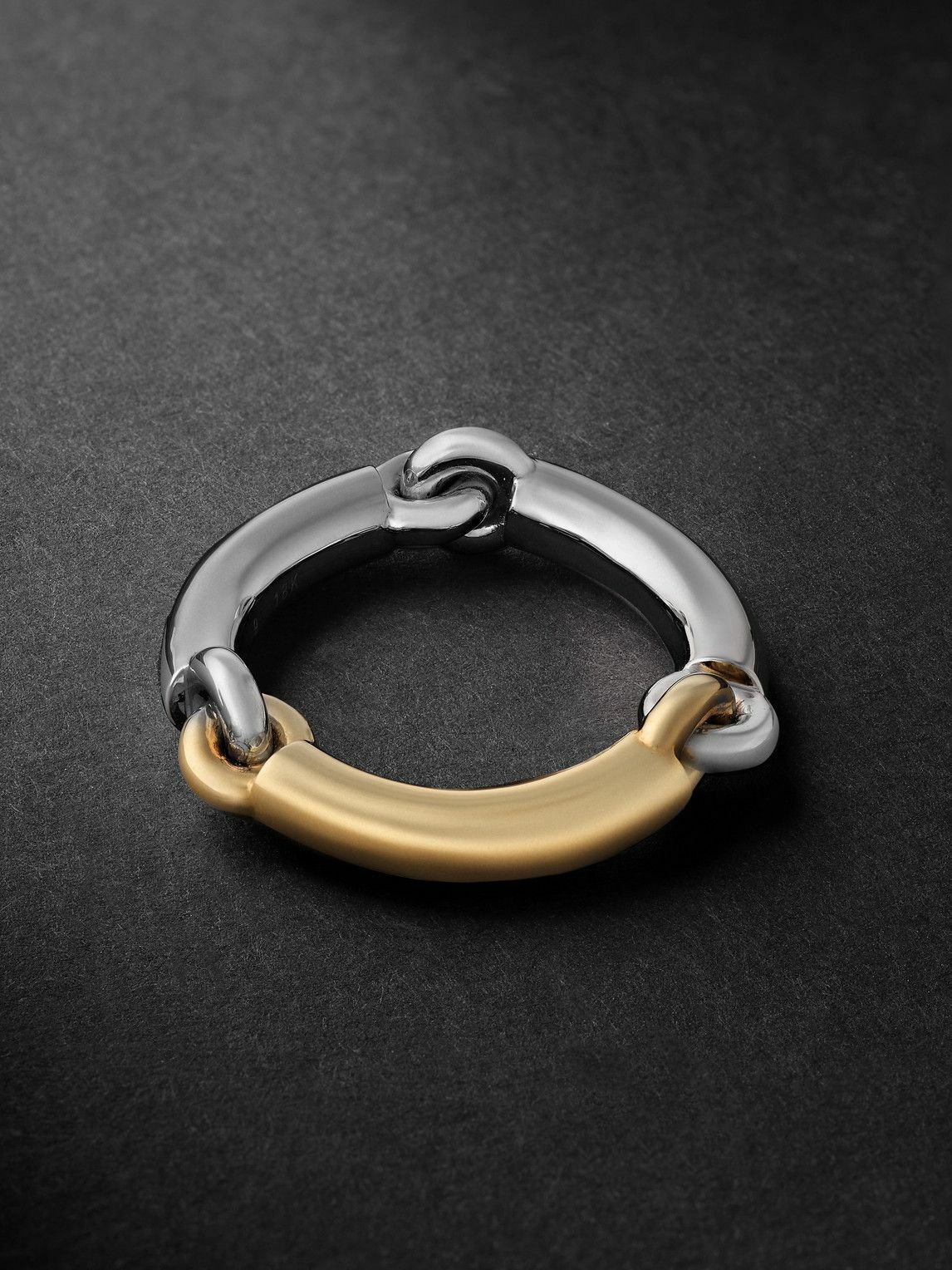 MAOR - The Solstice 18-Karat White and Yellow Gold Ring - Gold