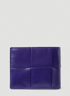 Intreccio Bifold Wallet in Purple