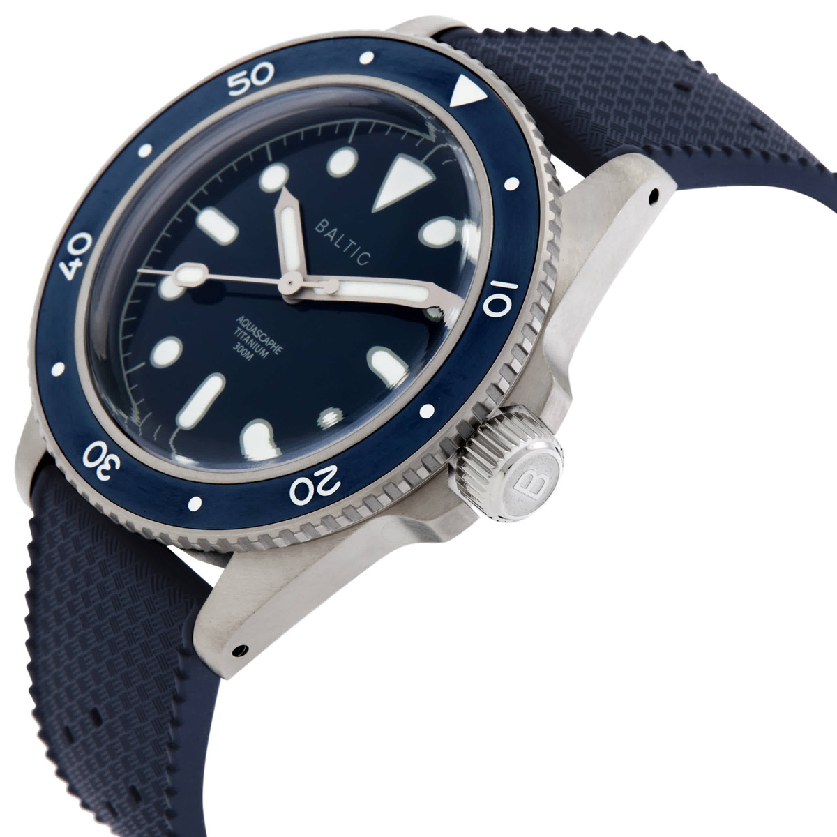 Baltic Aquascaphe Automatic Blue Dial Mens Watch AQUASCAPHETITANIUMBLUE