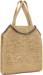 Stella McCartney Beige Small Eco Crochet Raffia Tote