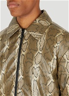 Mapp Snake Print Jacket in Brown