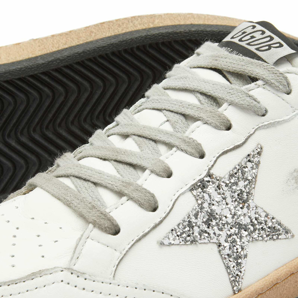 Golden Goose Women's Ball Star Leather Sneakers in White
