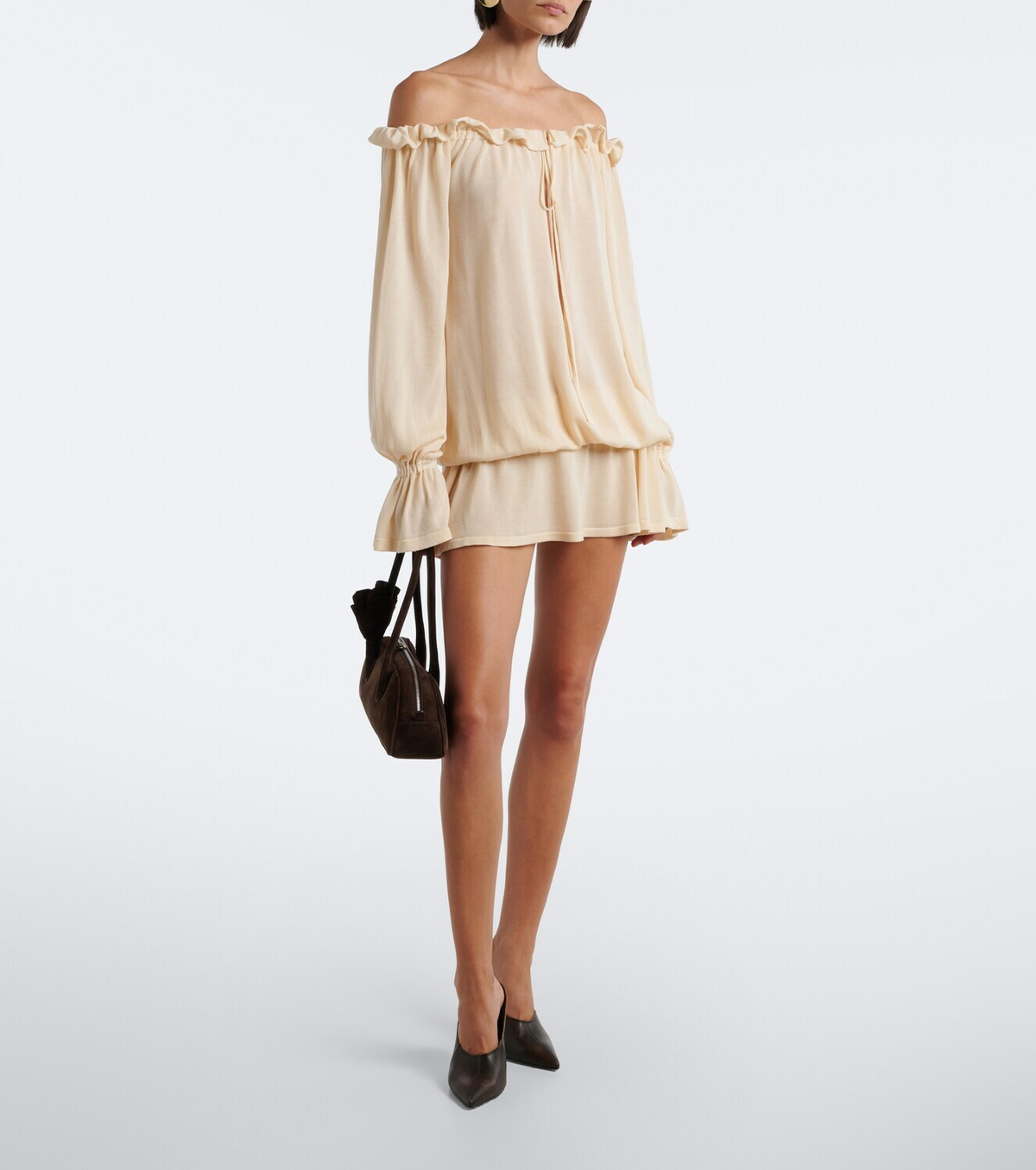 Aya Muse Cryo ruffled minidress