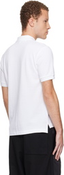 COMME des GARÇONS PLAY White Red Emblem Polo