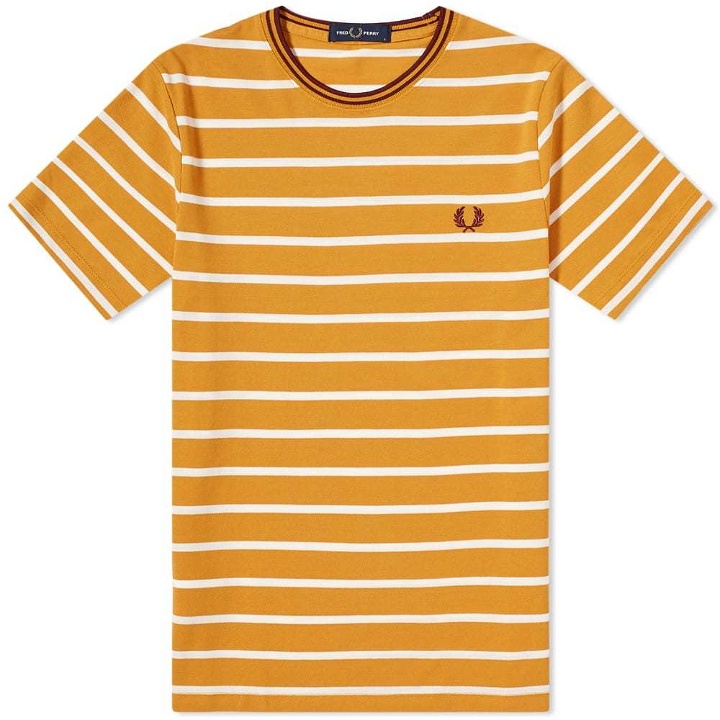 Photo: Fred Perry Authentic Pique Stripe Tee