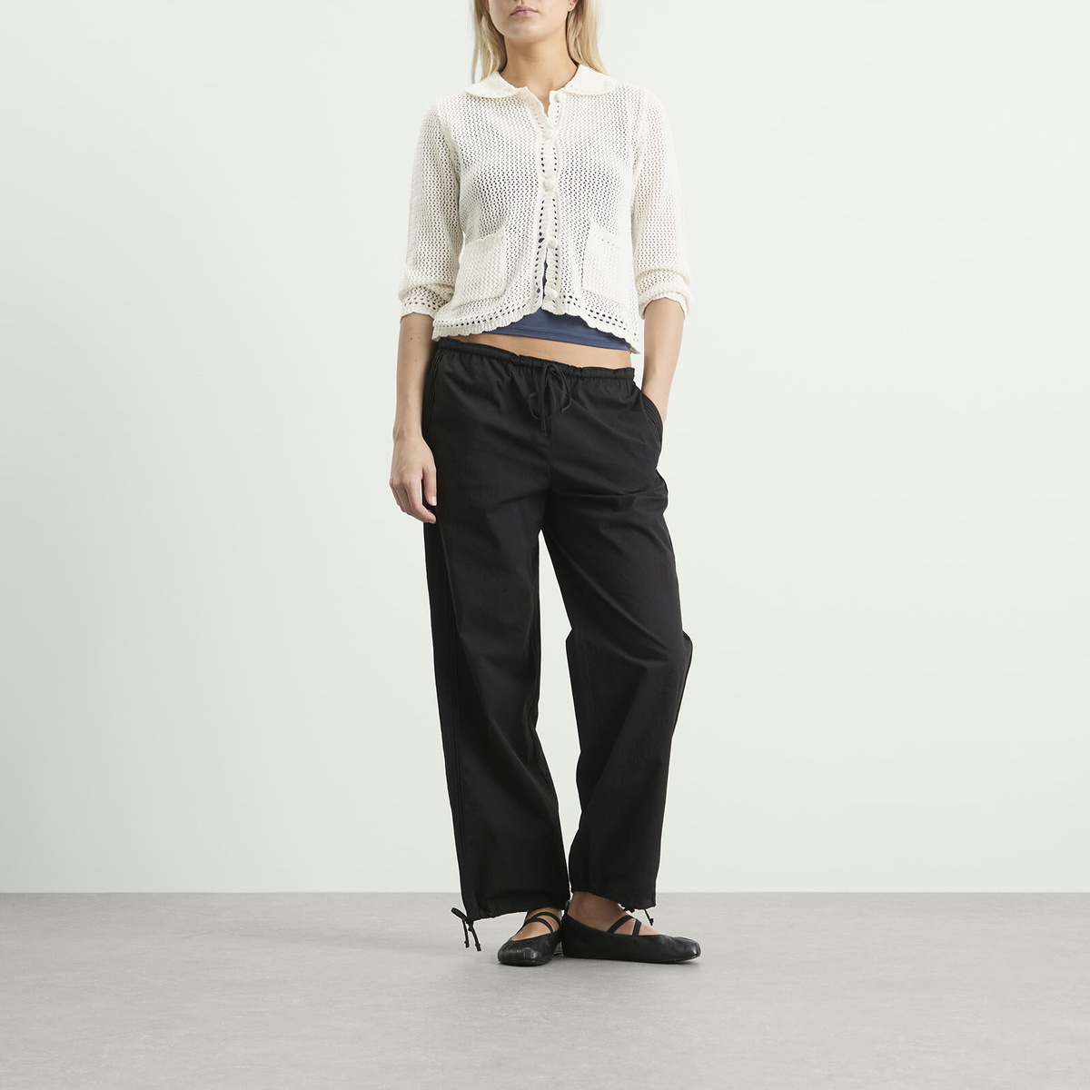 DUNST Women's Cardigan in Ivory