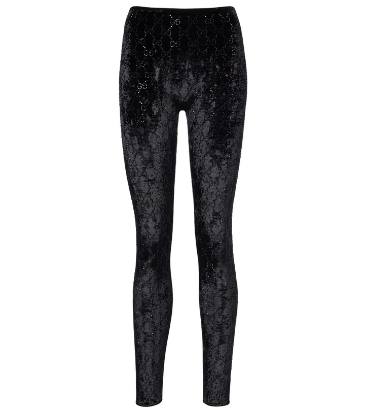 Photo: Gucci GG embellished chenille leggings