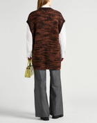 Manila Grace Womens Cardigan in Brown