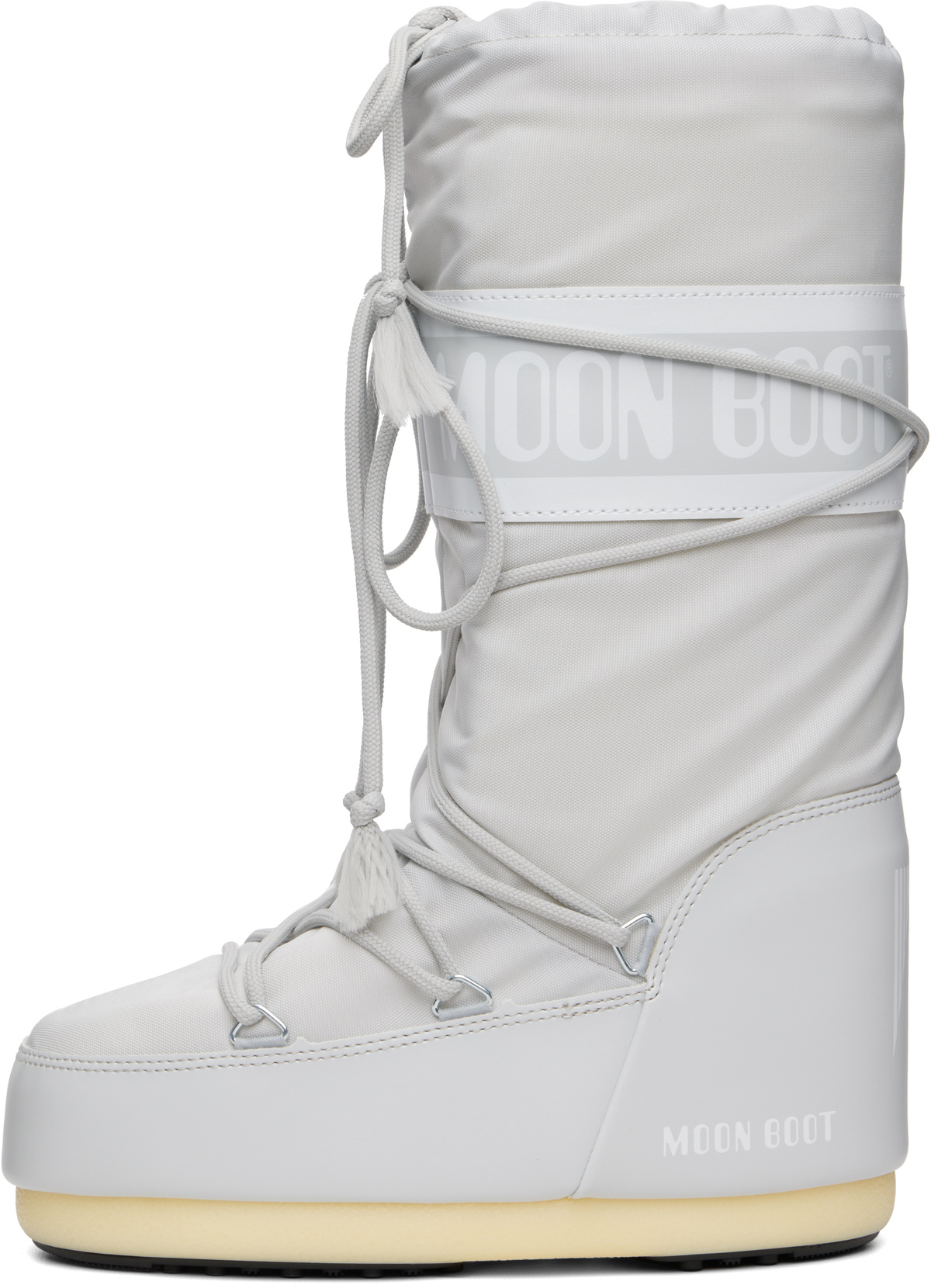 Moon Boot Gray Icon Nylon Boots