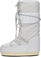 Moon Boot Gray Icon Nylon Boots