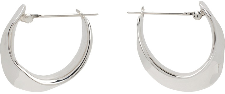 Photo: AGMES Silver Mini Laila Hoop Earrings