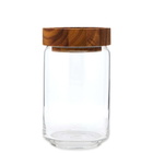 The Conran Shop Storage Stacking Jar in Teak