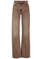 Our Legacy Wata Cut Straight-leg Denim Jeans Brown