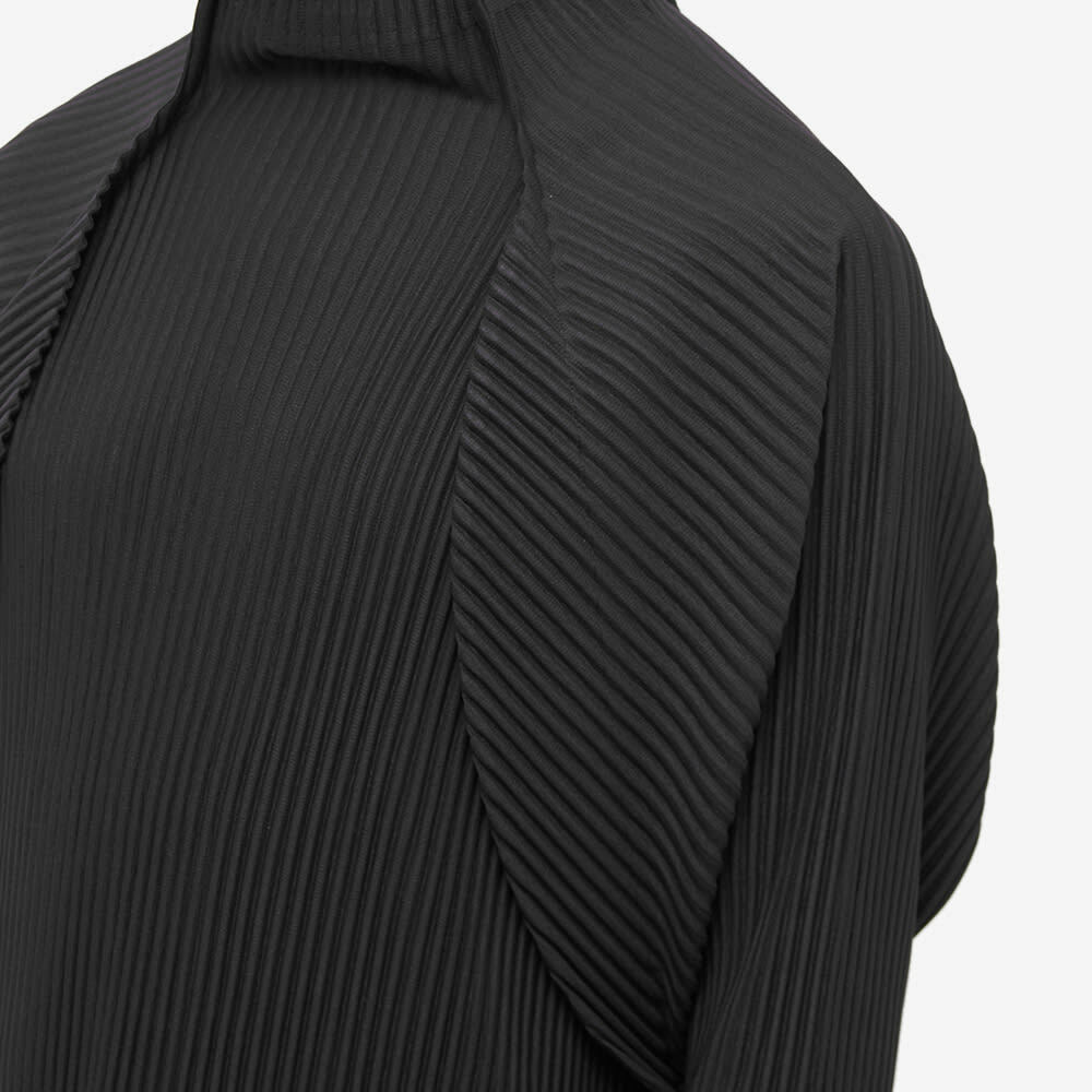 HOMME PLISSE ISSEY MIYAKE Pleated crew neck Long-sleeved T-shirt Cut HP78-JK021 gray 3 main image 0