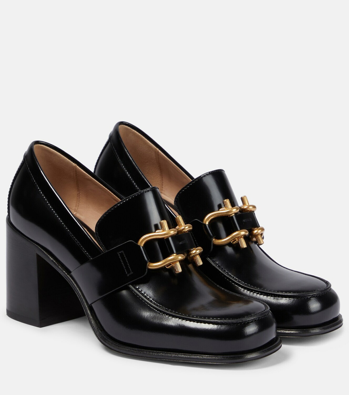 ローファー・オックスフォード Bottega Veneta Monsieur Shiny Leather Loafers Bottega Veneta Monsieur Shiny Leather Loafers (BOTTEGA