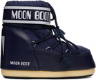 Moon Boot Navy Icon Low Nylon Boots