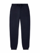 Allude - Tapered Wool and Cashmere-Blend Sweatpants - Blue