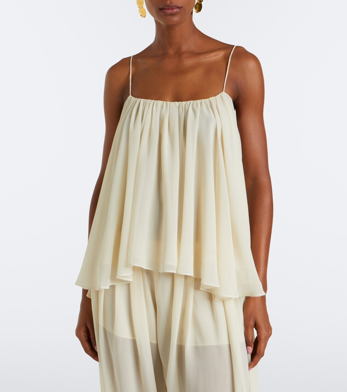 De La Vali Agapito georgette top