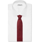 BRIONI - 8cm Silk-Jacquard Tie - Burgundy