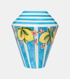 Dolce&Gabbana Casa Taormina striped ceramic vase