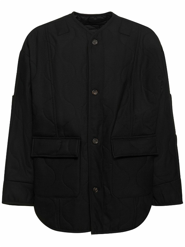 Photo: THE FRANKIE SHOP - Ted Quilted Wool Blend Jacket