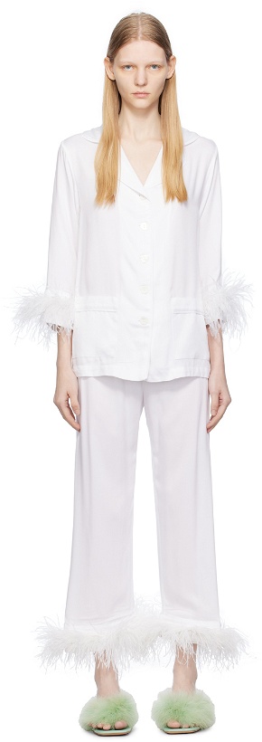 Photo: Sleeper White Party Pyjama Set