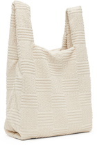 Bottega Veneta Beige Jacquard Tote