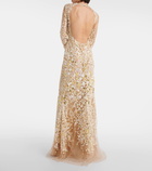 Elie Saab Atom sequined embroidered tulle gown