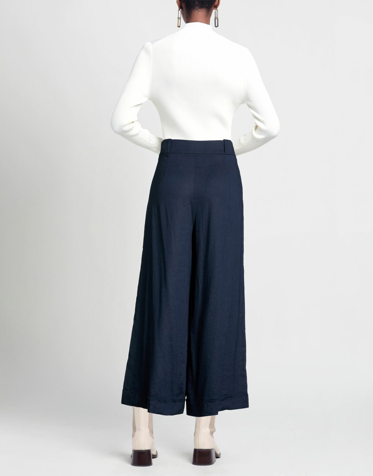 Alessia Santi Womens Pants Midnight in Blue