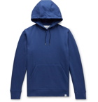 Norse Projects - Vagn Slim-Fit Mélange Loopback Cotton-Jersey Hoodie - Blue