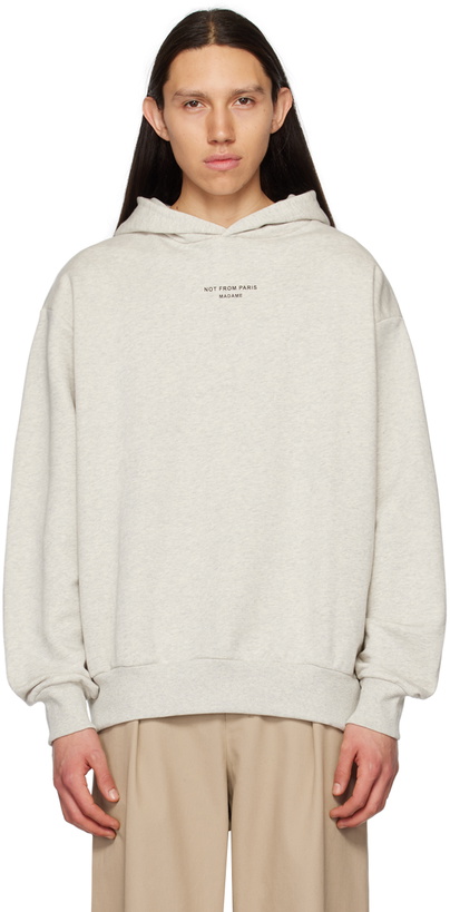 Photo: Drôle De Monsieur Gray 'Le Hoodie Slogan' Hoodie