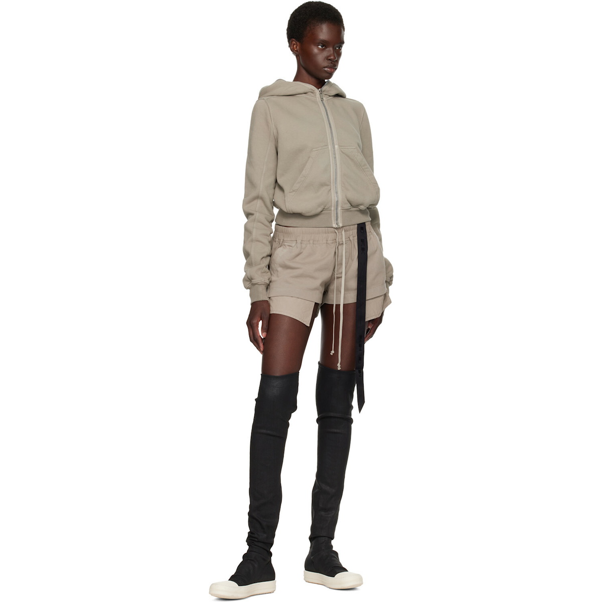 Rick Owens DRKSHDW Gray Tower Fog Boxers Shorts