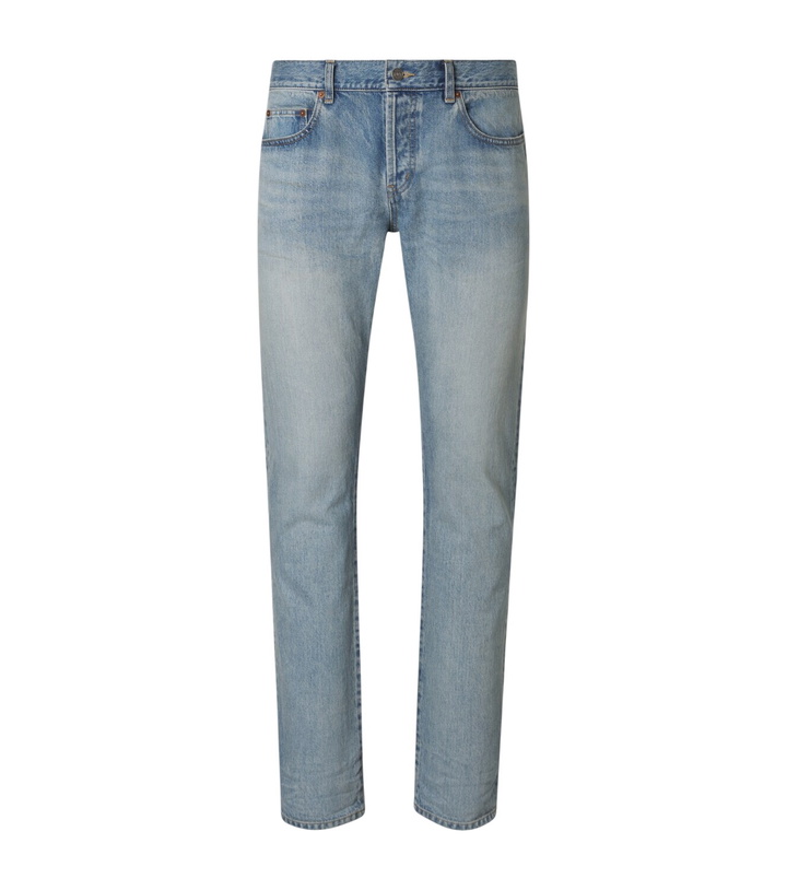 Photo: Saint Laurent Faded slim jeans
