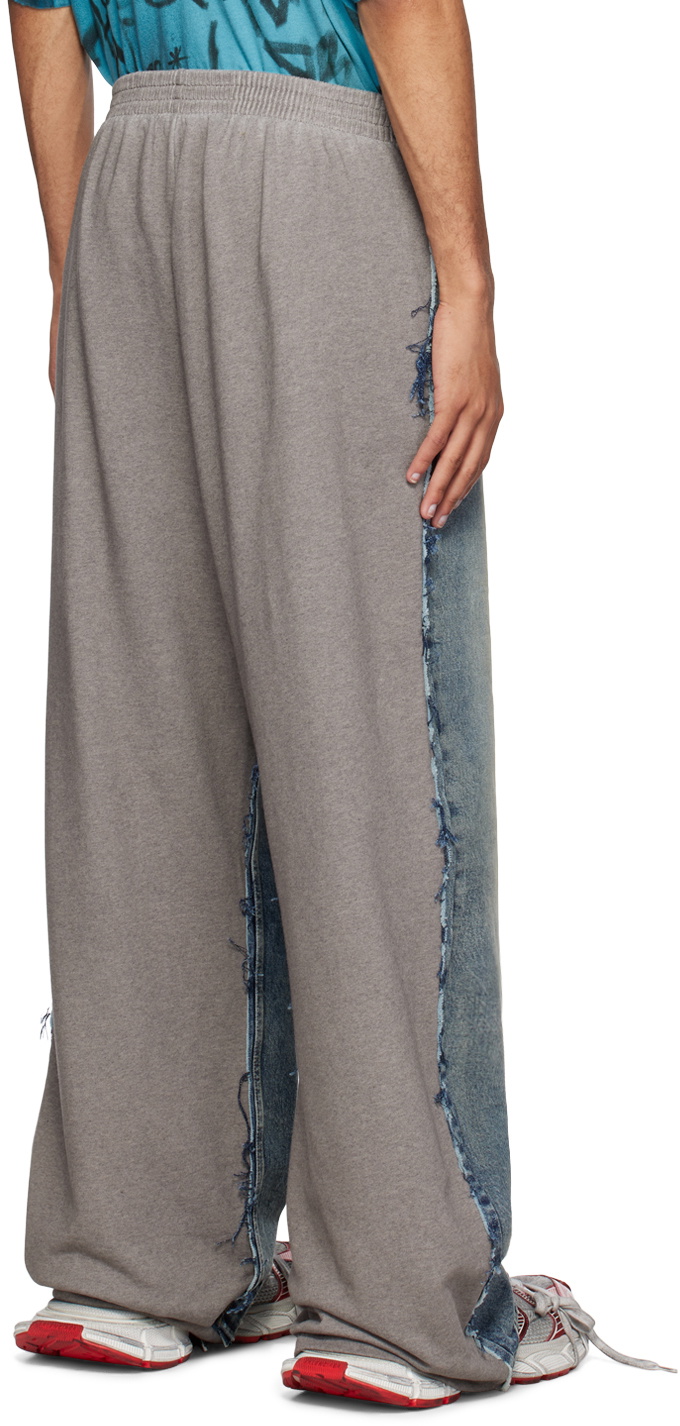 Balenciaga Blue Hybrid Jeans Balenciaga