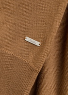Aurélien Knit Merino Wool T-shirt Caramel