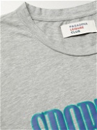 Pasadena Leisure Club - Sport Club Printed Cotton-Blend Jersey T-Shirt - Gray