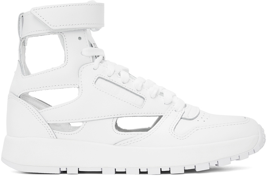 Maison Margiela White Reebok Edition Tabi High-Top Sneakers Maison