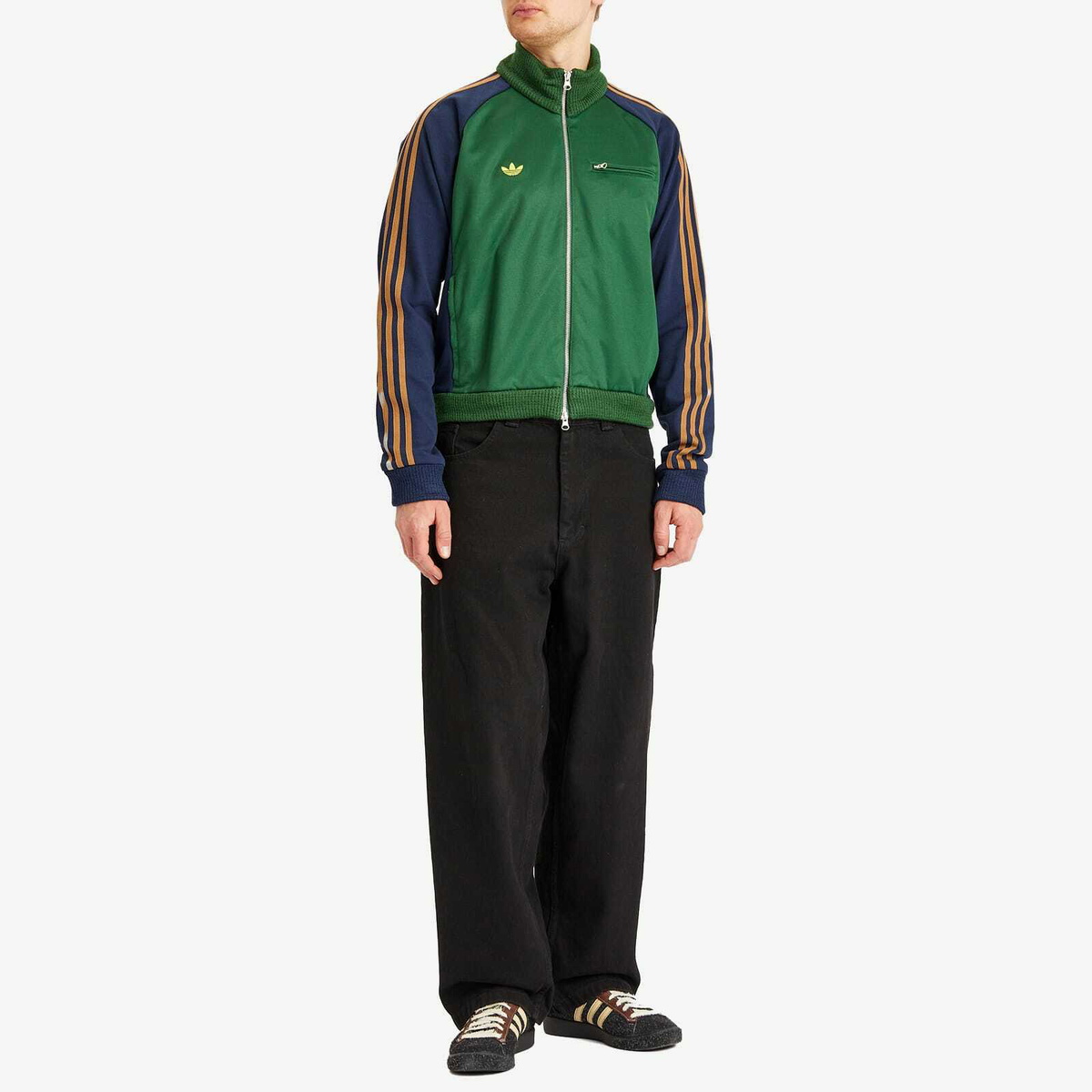 Adidas X Brain Dead Track Top in Amazon Green adidas