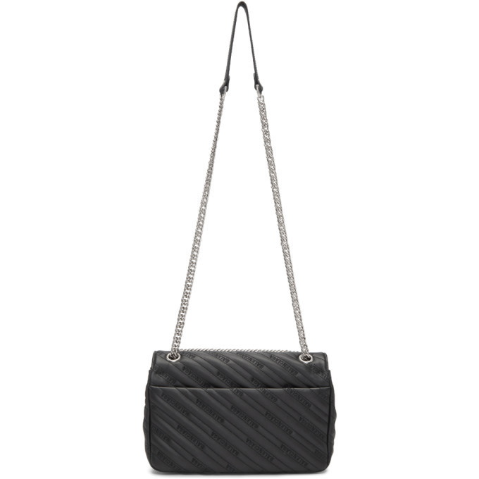 Balenciaga Black BB Round Small Shoulder Bag - New Season at