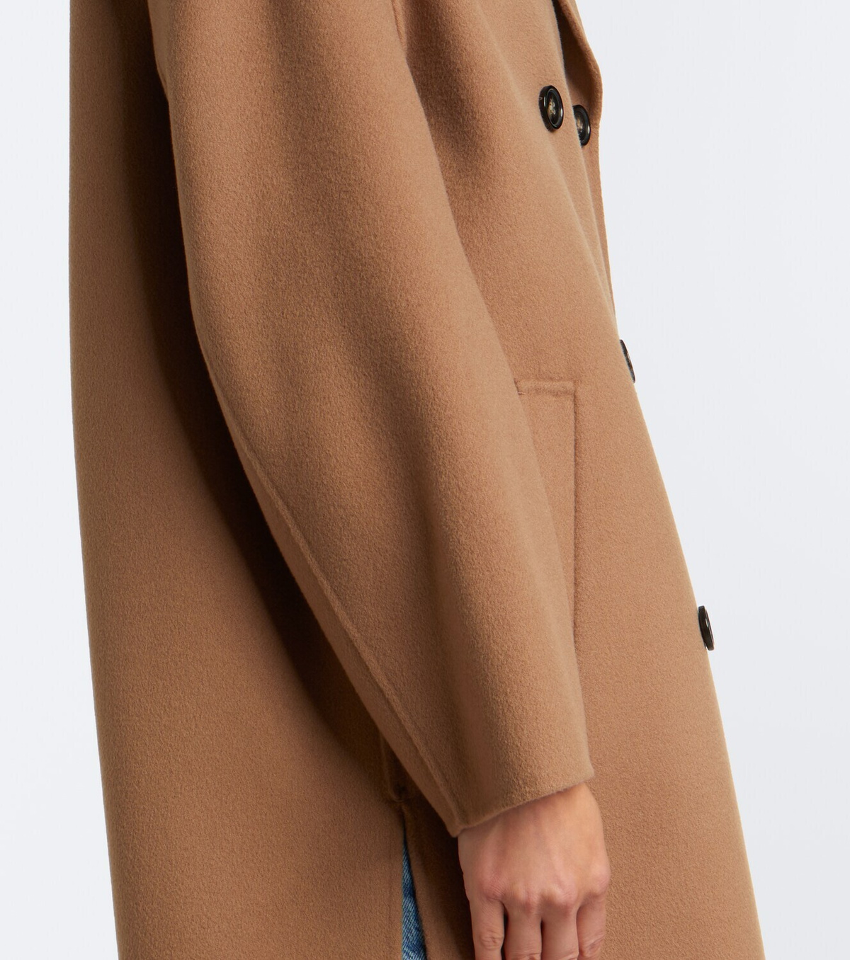 'S Max Mara Double-breasted virgin wool coat